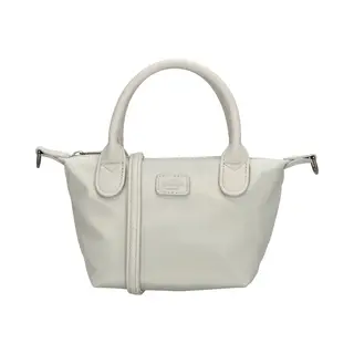 Charm London Buckingham Mono Handtas - Crossbody - Schoudertas - Lichtgewicht - Dames Tas - Lichtgrijs