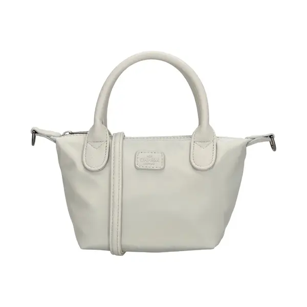 Charm London Buckingham Mono Handtas - Crossbody - Schoudertas - Lichtgewicht - Dames Tas - Lichtgrijs thumbnail