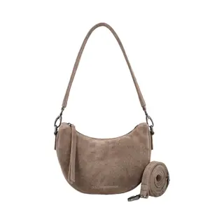 Hide & Stitches Brazos Schoudertas - Crossbody - Tas - Leer - Leren Dames Tas - Taupe