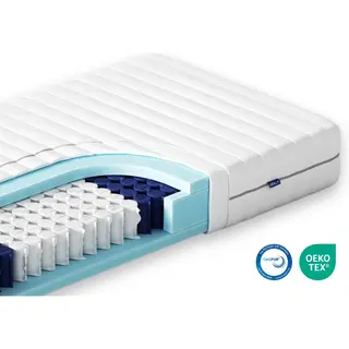 Akkon® Pocketvering Matras 120x200 - 21 Cm Dik | 7 Zones - Koudschuim - Premium Kwaliteit - 50 Nachten Proefslapen