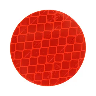 Ronde Auto Reflecterende Sticker - Reflecterende Sticker - Reflectie Sticker - 10 Stuks - Rood