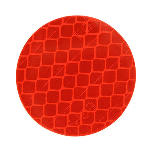 Ronde Auto Reflecterende Sticker - Reflecterende Sticker - Reflectie Sticker - 10 Stuks - Rood thumbnail