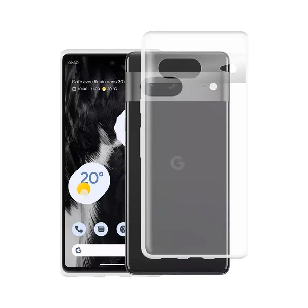 Cazy Hoesje Geschikt Voor Google Pixel 7 Hoesje Siliconen - Flexibele Case - Transparant thumbnail