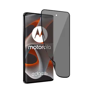 ChiGuard Geschikt Voor Motorola Edge 50 Pro - Privacy Screenprotector - Beschermglas Folie - Privé GuardCover