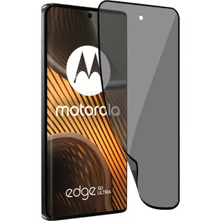 ChiGuard Geschikt Voor Motorola Edge 50 Ultra - Privacy Screenprotector - Beschermglas Folie - Privé GuardCover