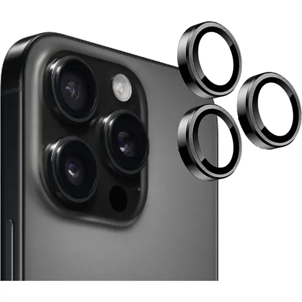 ChiGuard Geschikt Voor Apple IPhone 16 Pro Max - Screenprotector Camera - Beschermglas Camera Glas thumbnail
