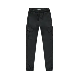 Cars Jeans Kids Battle Str. Pant Black Jongens Broek - Black - Maat 128
