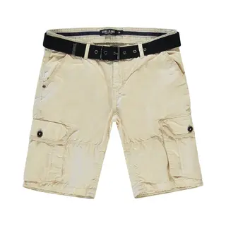 Cars Jeans Short Durras Heren Broek - Sand - Maat S