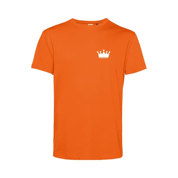 Vundy T-shirt Kroontje | Oranje Koningsdag Kleding | Oranje T-shirt | Oranje | Maat 5XL thumbnail