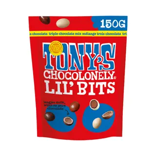 Tony's Chocolonely - Lil'Bits Triple Chocolade Mix - 150 Gram