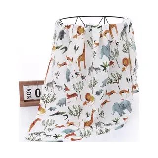 Il Bambini - Inbakerdoek - Mousseline - Hydrofiel Luier - Extra Groot - Wilde Dieren