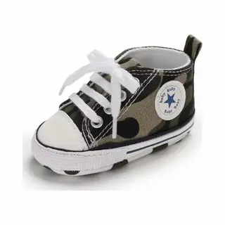 Baby-slofje.nl Stoere Baby Schoentjes - Babysneakers Van Baby-Slofje - Camouflage Maat 19 (13 Cm)