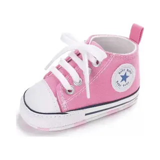 Baby-slofje.nl Stoere Baby Schoenen - Babysneakers Van Baby-Slofje - Roze Maat 17 (11 Cm)