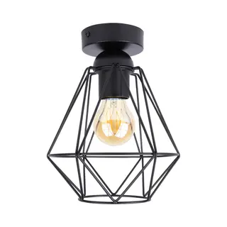 Hlt Hanglamp - Rond - 1 X E27 - Mat Zwart - Dimbaar - 2400K