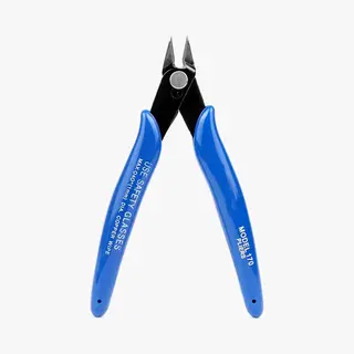 DW4Trading Elektronica Zijkniptang - Precisie Kniptang - Scherp - Tot 1 Mm² - Blauw