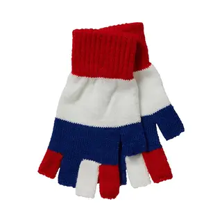 Fjesta© Apollo - Vingerloze Handschoenen - Handschoenen Carnaval - Handschoenen Carnaval Rood/wit/blauw - One Size - Vingerloze Handschoenen Uniseks -