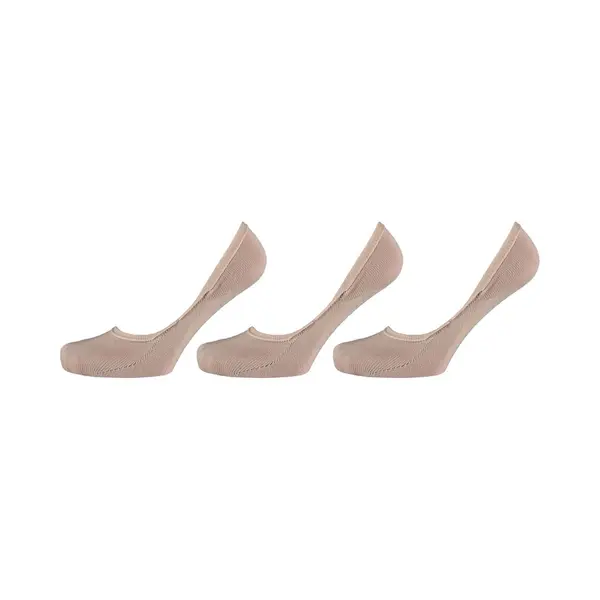 Apollo - Bamboe Sneaker Footies - Skin - 3-Pak - Maat 35/38 - Bamboe Sokken - Footies Dames - Sneaker Sokken Dames thumbnail