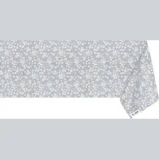 Raved Tafelzeil 140 Cm X 180 – Madeliefjes Grijs – Waterafstotend - Katoen/Afwasbaar
