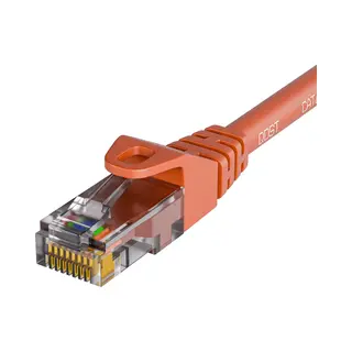 Qost - CAT6 Internetkabel - Cca / Utp - 10 Gbps / 250 MHz - RJ45 Connectoren - Patchkabel / Netwerkkabel - 3 Meter - Bruin