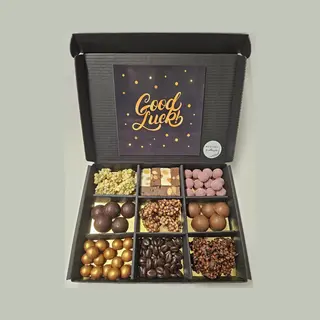 Mystery Cards Luxe Belgische Chocolade Proeverij Pakket - 9 Soorten Kwaliteits Chocolade