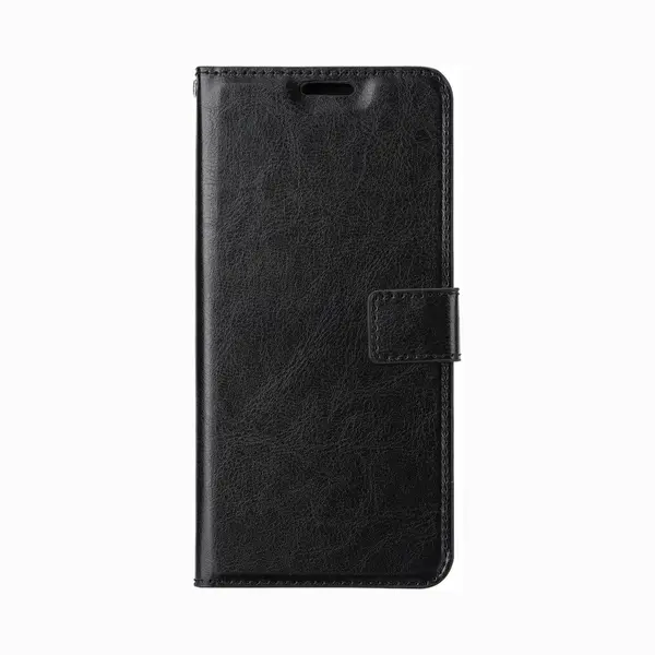 Samsung Galaxy A21s Telefoonhoesje - Bookcase - Ruimte Voor 3 Pasjes - Kunstleer - SAFRANT1 - Zwart thumbnail