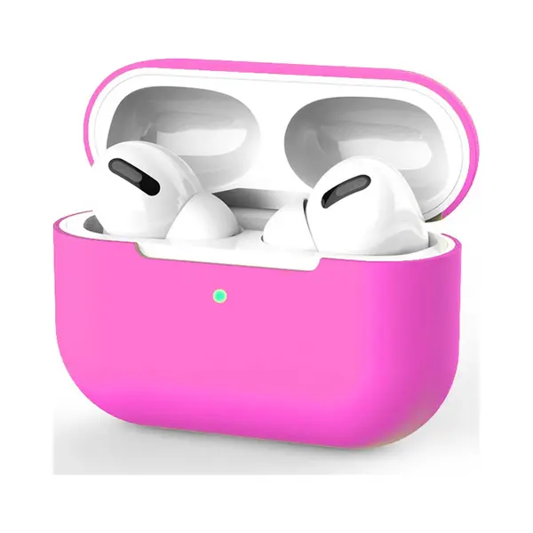 Hoesje In Het Fel Roze Geschikt Voor Apple AirPods Pro - Tch - Siliconen - Case - Cover - Soft Case - Onepiece thumbnail