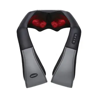 Lifeproducts Shiatsu Massagekussen - Elektrisch Nekmassage Apparaat - Massage Apparaten - Nek En Schouder Massage Apparaat - Massageapparaten Met