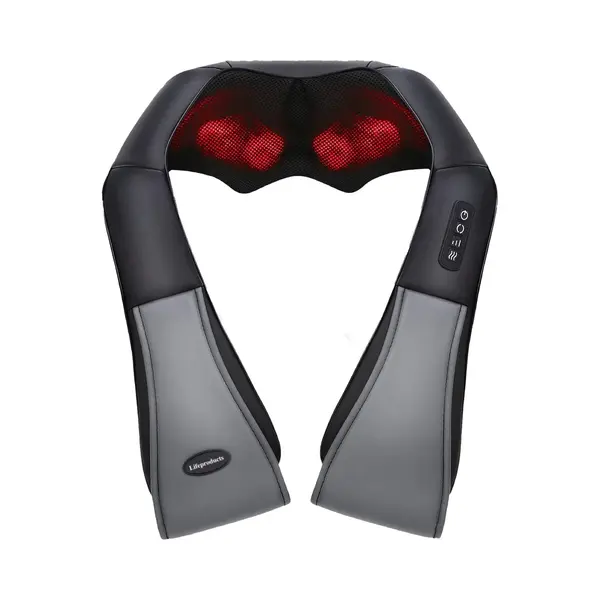 Lifeproducts Shiatsu Massagekussen - Elektrisch Nekmassage Apparaat - Massage Apparaten - Nek En Schouder Massage Apparaat - Massageapparaten Met thumbnail