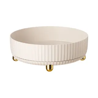 Oliva's - Draaiplateau - Kruidenrek - Koelkast, Badkamer En Keuken Organizer - Draaibaar - Wit
