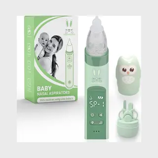 Hunnybunny® Elektrische Neusreiniger Voor Baby’s Met Muziek En Licht – Neuspeer - Aspirator - Neuszuiger - Incl. Verzorgingssetje