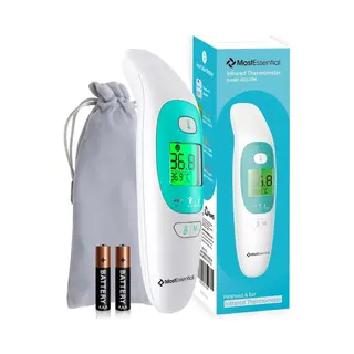 MostEssential Premium Fieberthermometer - Ohrthermometer - Infrarotthermometer - Stirnthermometer - Körperthermometer - Fieberthermometer Für