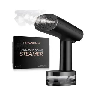 Flowsteam® Luxe Kledingstomer - Handstomer - 370ML Watertank - Matte Black Edition