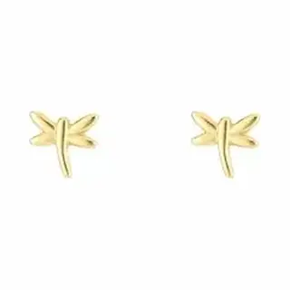Bijoutheek Oorknoppen Libelle Goud