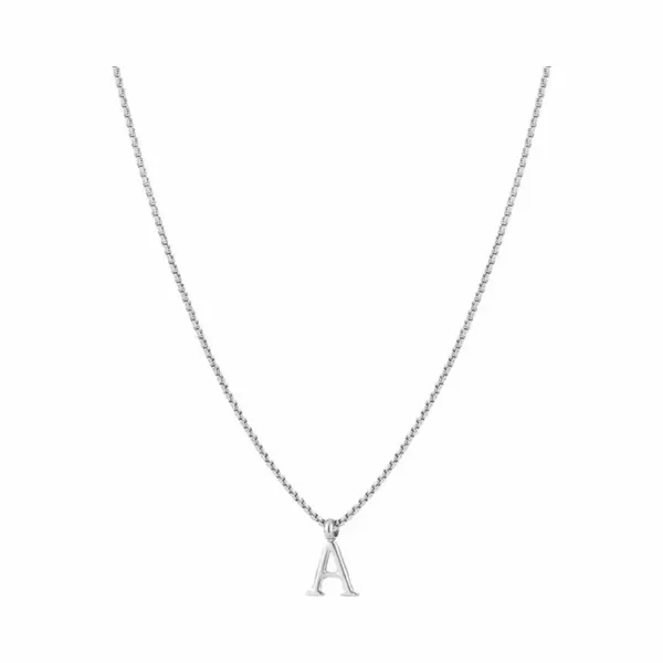 Bijoutheek Collier Letter A Zilver thumbnail