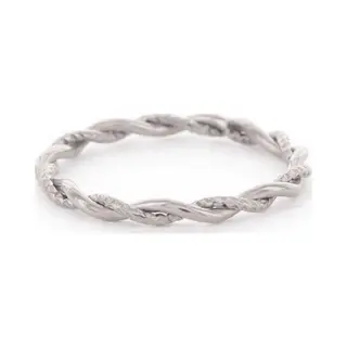 Kalli Ring (Sieraad) Gedraaid Zilver Maat 17
