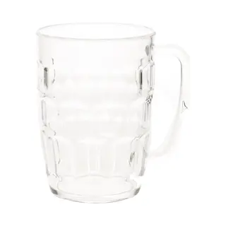Bierpul - Transparant - Onbreekbaar - Kunststof - 50 Cl - 500 Ml - Oktoberfest/bierfeest Glazen