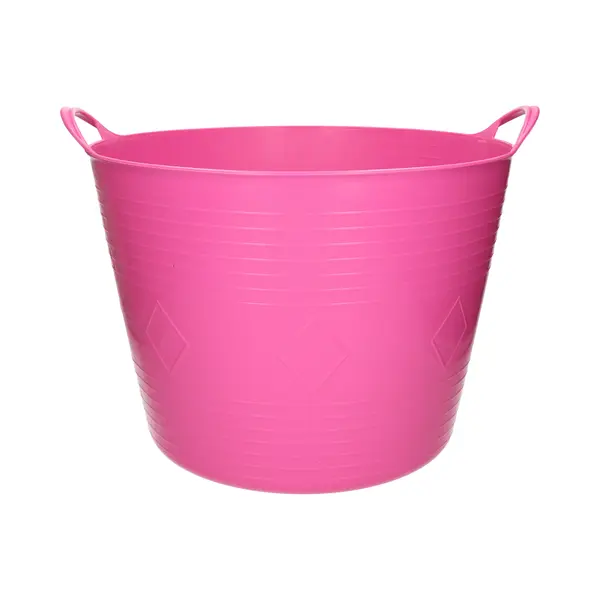 Flexibele Kuip - 40 Liter - Roze - Kunststof - D45 Cm - Emmer - Wasmand thumbnail