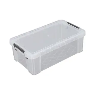 Whitefurze Opbergbox - 5.8 Liter - Transparant - 35 X 19 X 12 Cm - Kunststof - Opslag Oplossingen - Kist - Met Deksel