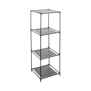 5Five Mandjes Opbergrek - 3-laags - Metaal En Kunststof - 34 X 98 Cm - Voor Opbergmanden Van 29 Liter