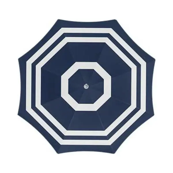 Gebro Parasol - Blauw/wit - D160 Cm - Uv-bescherming - Incl. Draagtas thumbnail