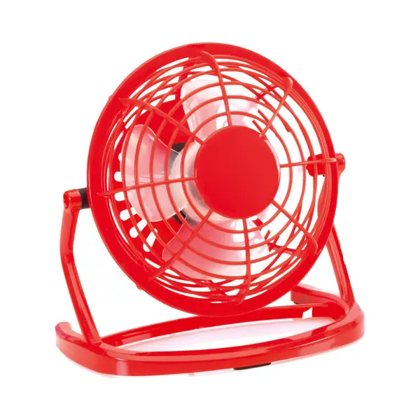 Usb Bureau Ventilator - 1x - Klein - Kunststof - Snoer 100 Cm - Verkoeling thumbnail