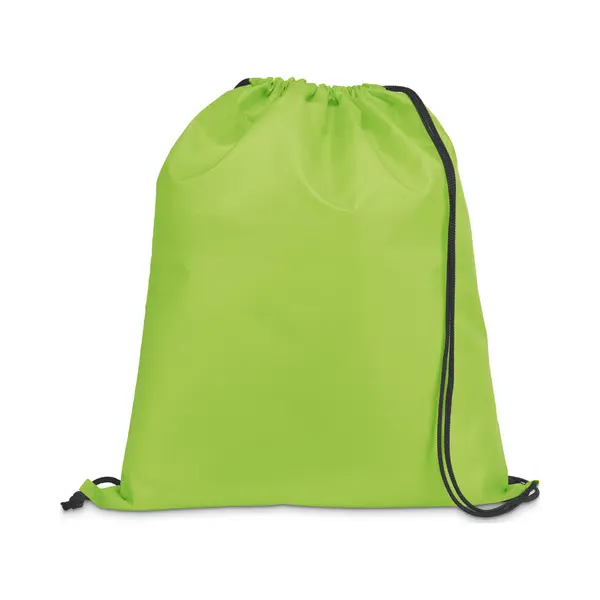 Gymtas/lunchtas/zwemtas Met Rijgkoord - Voor Kinderen - Lime Groen - 35 X 41 Cm - Rugtas thumbnail