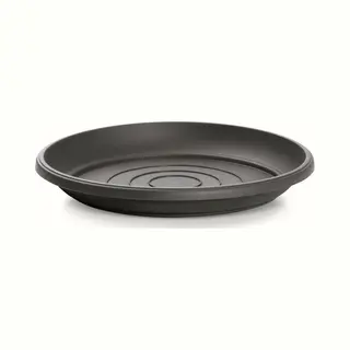 Prosperplast Vogel Bad/voederschaal/drinkschaal - Antraciet - Rond - Dia 21 Cm