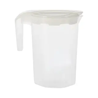 Excellent Houseware Schenkkan/waterkan - Wit - 1750 Ml - Kunststof - 22 X 10 X 22 Cm