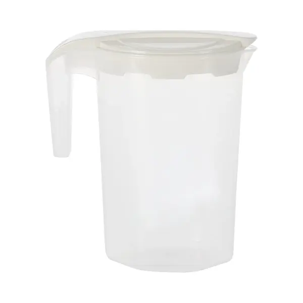 Excellent Houseware Schenkkan/waterkan - Wit - 1750 Ml - Kunststof - 22 X 10 X 22 Cm thumbnail