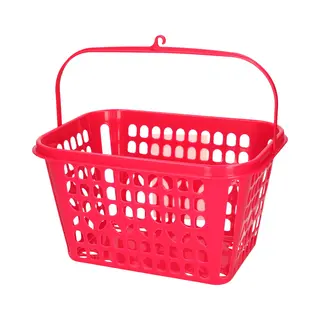 Plasticforte Knijpermandje - Fuchsia Roze - 20x25x14 Cm - Wasknijper Mandje - Kunststof