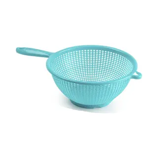 Plasticforte Keuken Vergiet/zeef - Kunststof - Dia 24 Cm X Hoogte 11 Cm - Blauw