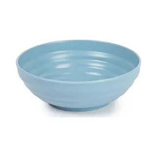 Plasticforte Kommetjes/schaaltjes - Dessert/ontbijt - Kunststof - D13 Cm - Ijsblauw