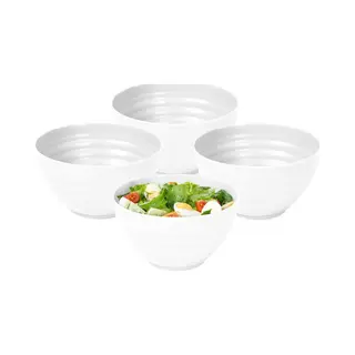 Plasticforte Schaaltjes - 8x - Wit - Kunststof - 15 X 8 Cm - Kommen