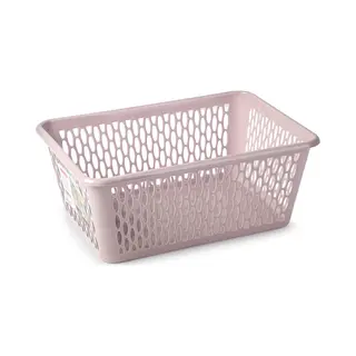 Plasticforte Opbergmand/kastmandje - 6, 5 Liter - Roze - Kunststof - 20 X 30 X 11 Cm